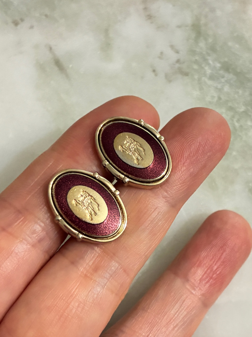 Vintage Burberry Cuff Links